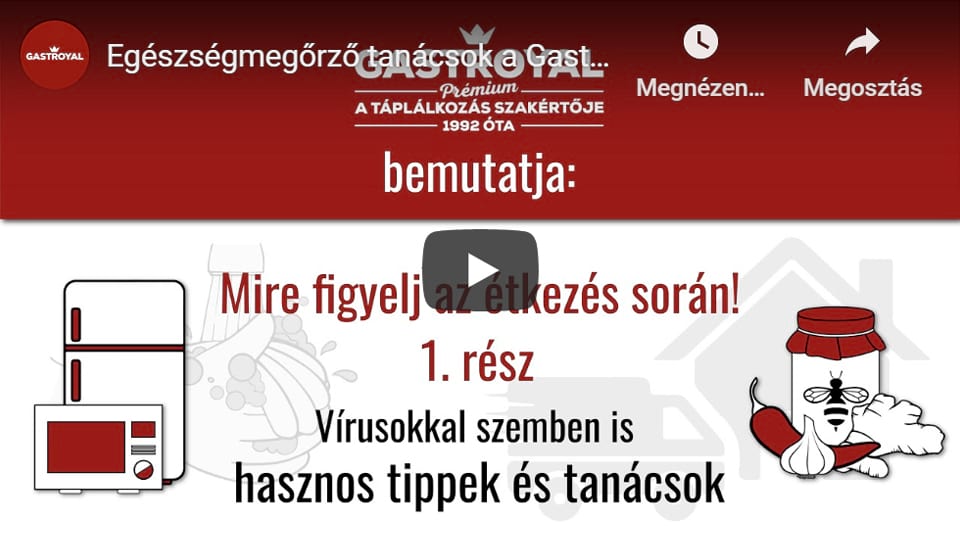 Egészségmegőrző tanácsok 1. rész