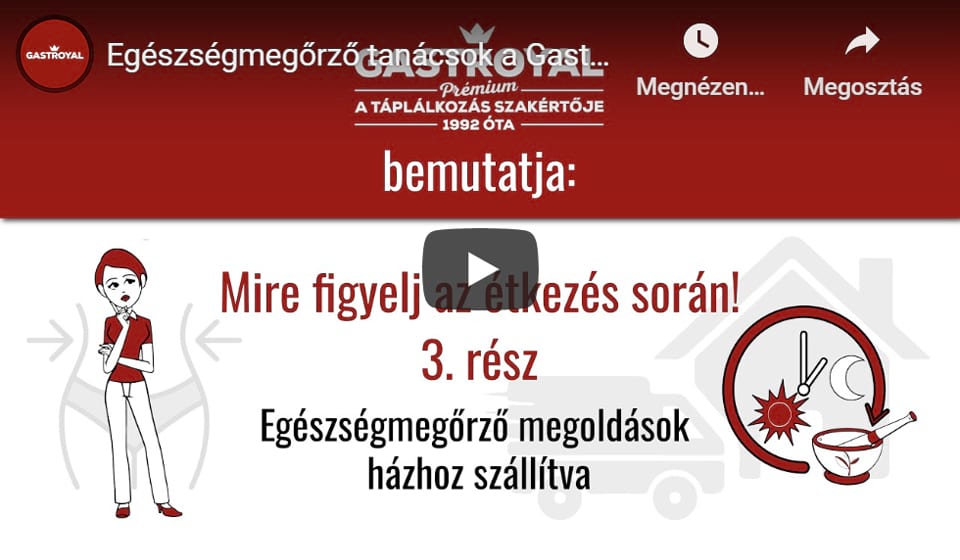 Egészségmegőrző tanácsok 3. rész