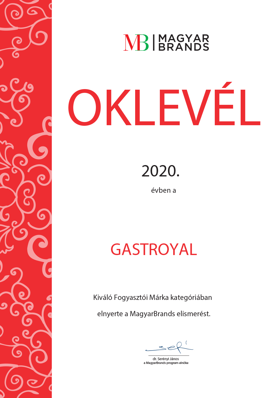 oklevél